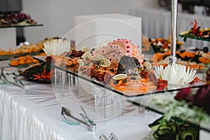 Catering wedding buffet events