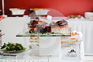 Catering wedding buffet events