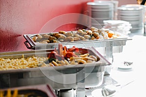 Catering wedding buffet events