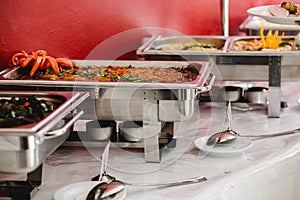 Catering wedding buffet events