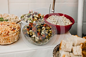 Catering wedding buffet events