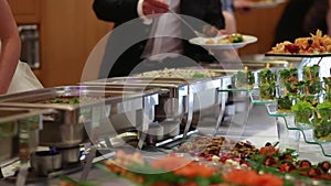 Catering wedding buffet events