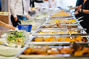 Catering wedding buffet events