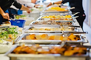 Catering wedding buffet events