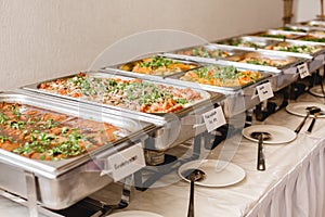 Catering wedding buffet events