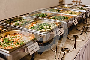 Catering wedding buffet events