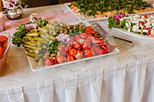 Catering wedding buffet events