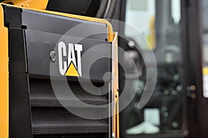 Caterpillar heavy duty equipment vehicle and logo