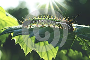 Caterpillar, insect and pest, agriculture, nature and wildlife