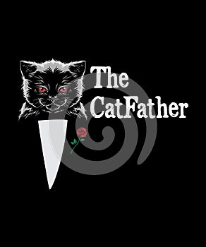 The CatFather Shirt Design