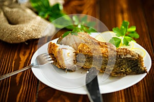 Catfish roasted in batter