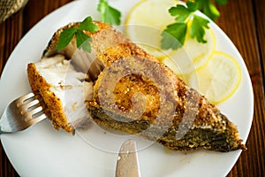 Catfish roasted in batter