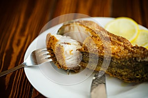 Catfish roasted in batter