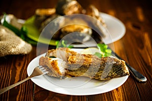 Catfish roasted in batter