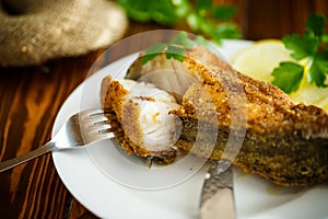 Catfish roasted in batter