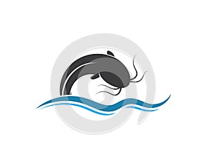 catfish vector icon illustration design