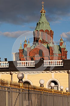CathÃ©drale orthodoxe Ouspenski Ã  Helsinki, en Finlande photo