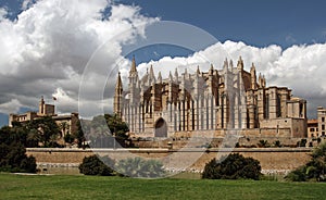 La Seu Cathedral in Palma , Mallorca , Spain photo