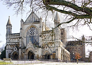 Cathedral and Abbey Church of Saint Alban in St.Albans, UK