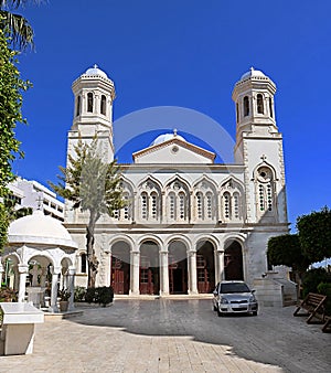 Cathedral of Agia-Napa, the main Orthodox Church of Limassol city, Cyprus