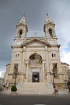 The cathedral of Alberobello, Apulia, Italy