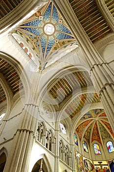 Cathedral of Almudena, Madrid. Principal dome