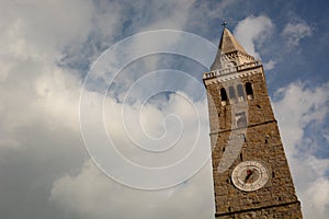 Cathedral of the Assumption belltower. Koper. Slovenia