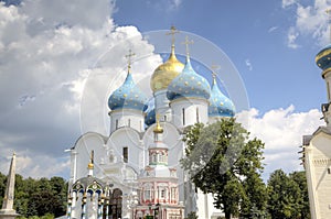 Cathedral of the Assumption of the Blessed Virgin Mary. Holy Trinity St. Sergius Lavra.