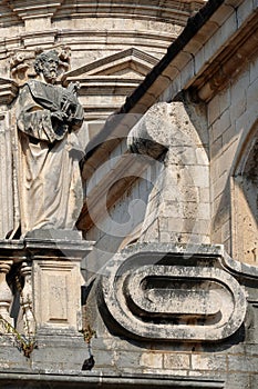 Cathedral of the Assumption in Dubrovnik, Croatia