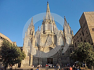 The cathedral of Barcelona photo