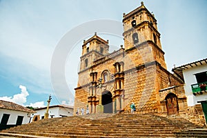 Cathedral of Barichara Santander in Colombia South America