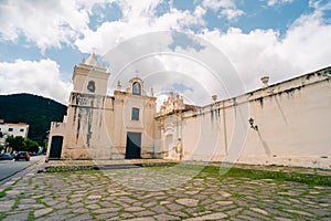 Cathedral Basilica of the Holy Savior in San Salvador de JuJuy, argentina - feb 2th 2024 photo