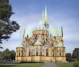 Cathedral Basilica in Lodz, Poland photo