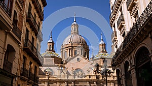 Cathedral Basilica of Our Lady of the Pillar. Roman Catholic church of Zaragoza
