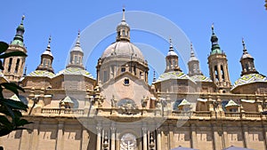 Cathedral Basilica of Our Lady of the Pillar. Roman Catholic church Zaragoza