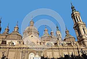 The Cathedral-Basilica of Our Lady of the Pillar. Zaragoza. Spain.