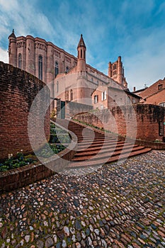 The Cathedral Basilica of Saint Cecilia French: Basilique CathÃÂ©drale Sainte-CÃÂ©cile d`Albi, also known as Albi Cathedral after ra photo