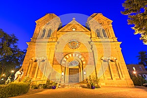 Cathedral Basilica of St. Francis of Assisi in Santa Fe, New Mexico, USA