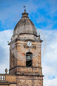 Cathedral Basilica of St. James the Apostle the oldest Roman Catholic cathedral of Colombia built on 1598 located in Tunja photo