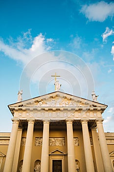 Cathedral Basilica of St Stanislaus and St Ladislaus of Vilnius in Lithuania