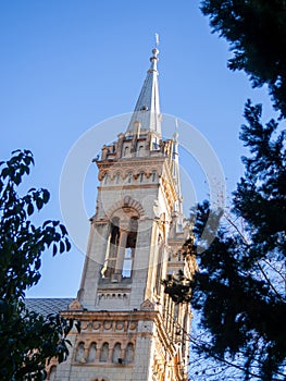 Cathedral in Batumi. Religious building. Attraction for tourists. Architecture of Georgia photo