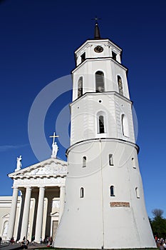 Cathedral and Belfry in Vilnius, Lithuania