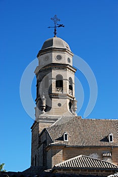 Cathedral bell tower, Baeza, Spain. photo