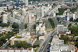 Cathedral on the Blood, Yekaterinburg, Russia photo