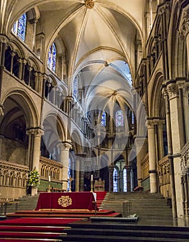 Cathedral in Canterbury, Kent, UK