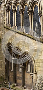 Cathedral in Canterbury, Kent, UK