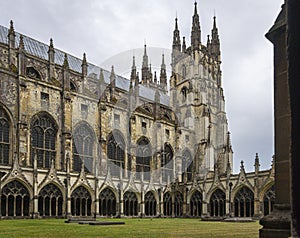 Cathedral in Canterbury, Kent, UK