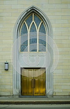 Cathedral Catholic Church Doors in Dubuque, Iowa