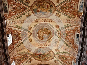 Cathedral ceiling in Seville, Spain