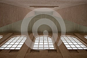 Cathedral Ceiling with Windows